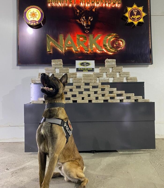 Ağrı’da bir kargo aracında 40 kilo 304 gram eroin ele geçirildi