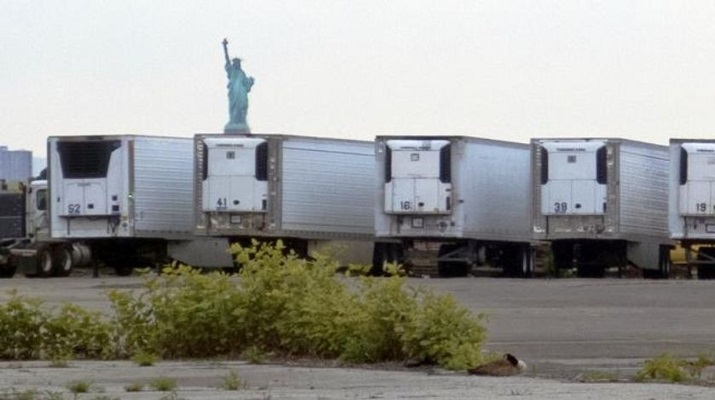 ABD’de koronavirüsten ölenler hala kamyon kasalarında tutuluyor