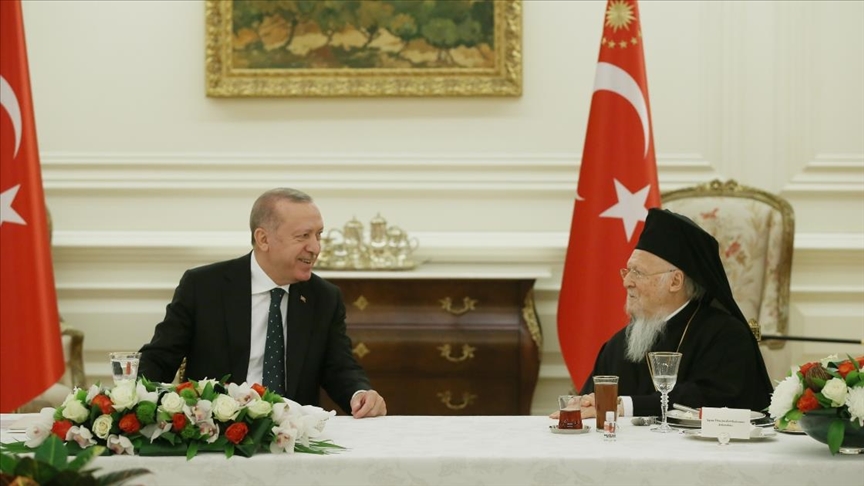 Cumhurbaşkanı Erdoğan azınlık cemaatlerinin temsilcileriyle iftar yaptı