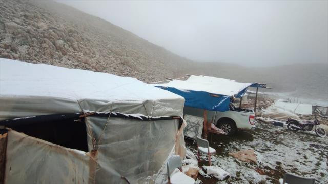 Türkiye’nin tatil cennetinde kar sürprizi