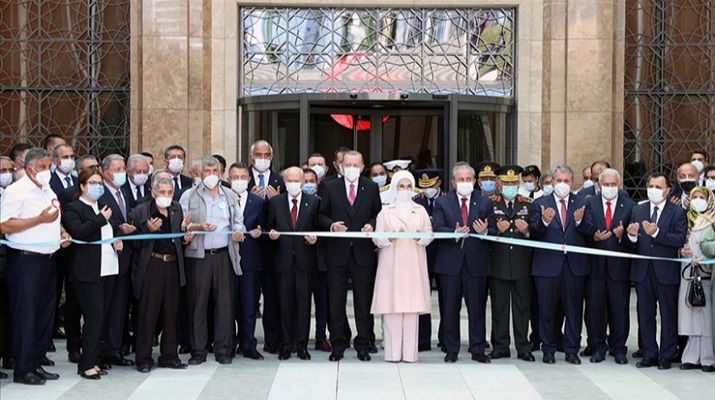 Cumhurbaşkanı Erdoğan MHP Lideri Devlet Bahçeli, 15 Temmuz Demokrasi Müzesi’ni açtı