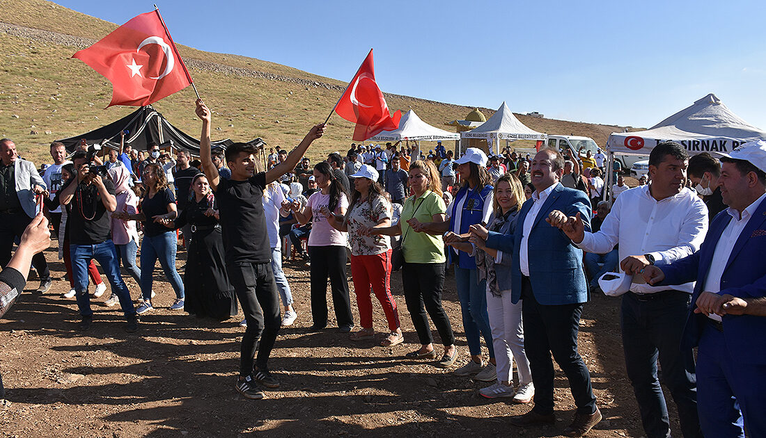 Şırnaklılar terörden temizlenen Cudi Dağı’nın Sefine bölgesinde 40 yıl sonra festival heyecanı yaşadı