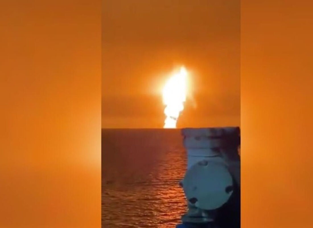 Hazar Denizi’nde patlama korkuttu