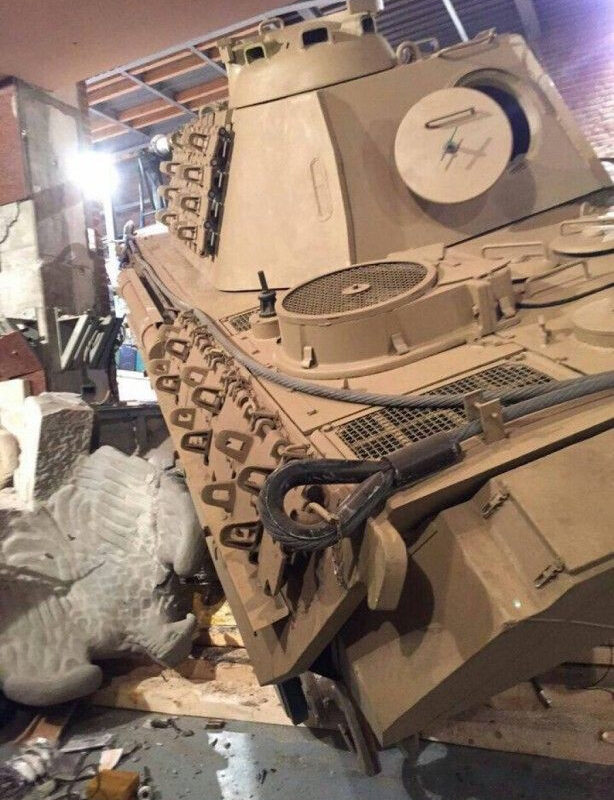 Evin bodrumundan tank çıktı