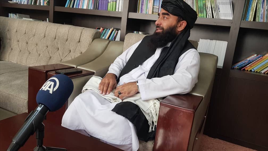 Taliban Sözcüsü Zabihullah Mücahid AA’ya değerlendirmelerde bulundu: “Türk halkı ve devletinden dostluk ilişlerini devam ettirmesini istiyoruz”