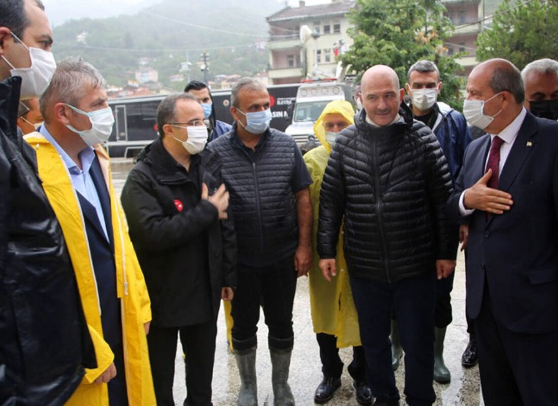 KKTC Cumhurbaşkanı Ersin Tatar’dan sel felaketinin yaşandığı Bozkurt’a ‘geçmiş olsun’ ziyareti