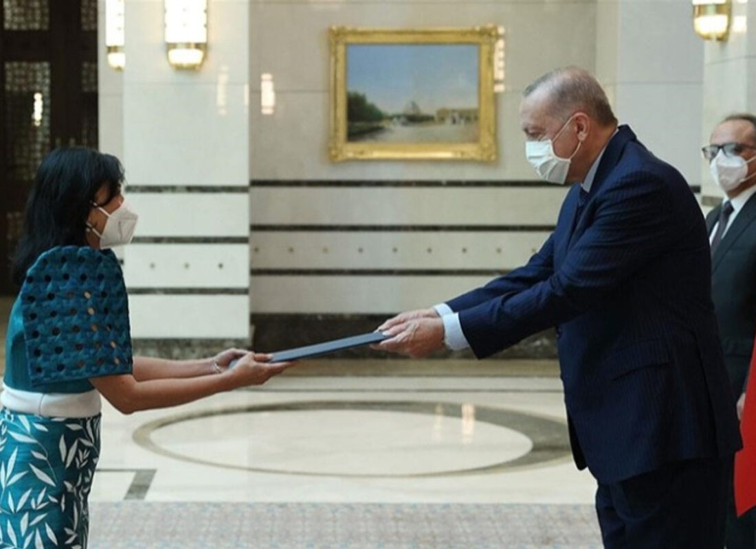 Büyükelçiler Cumhurbaşkanı Erdoğan’a güven mektubu sundu