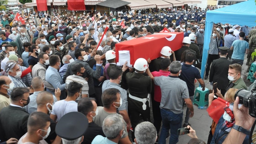 Şehit Piyade Sözleşmeli Er Ömer Faruk Erdem, Konya’da son yolculuğuna uğurlandı