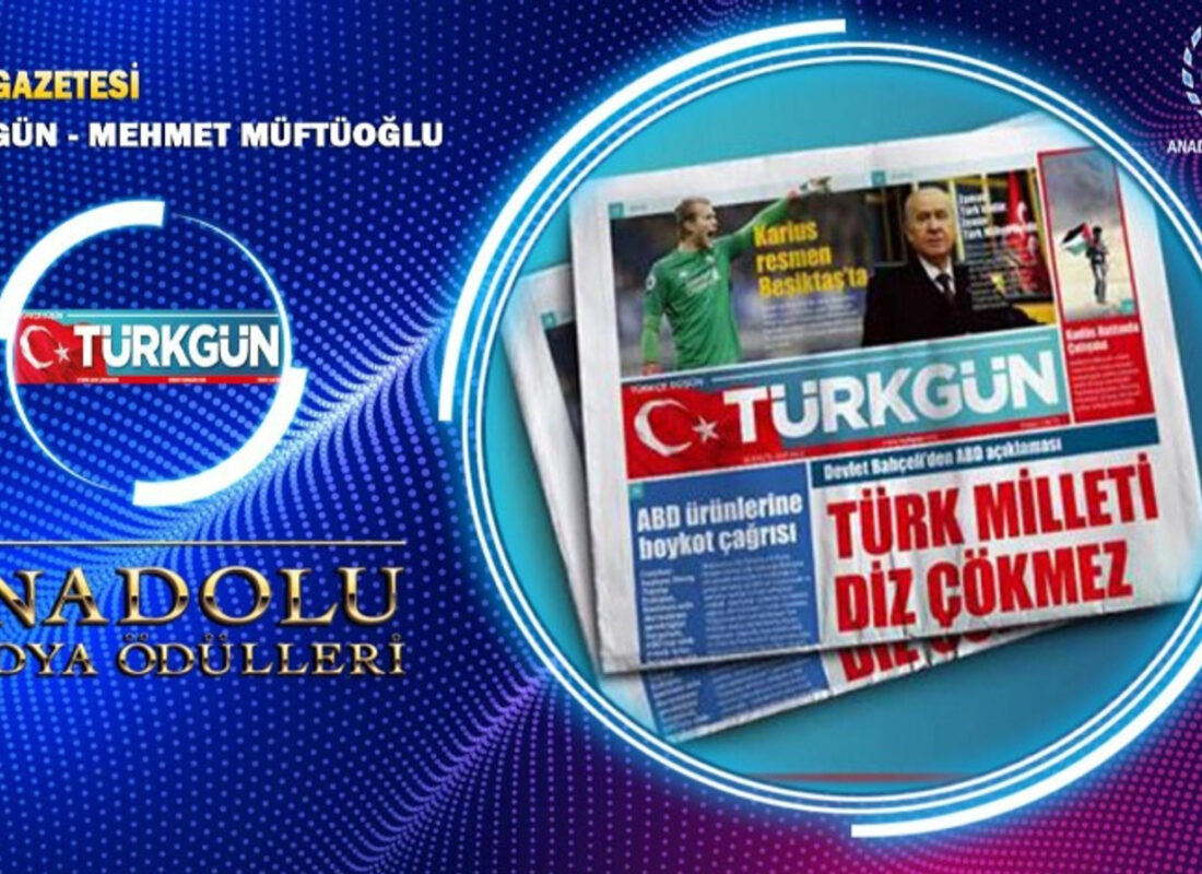 TÜRKGÜN’e Yılın Gazetesi Ödülü
