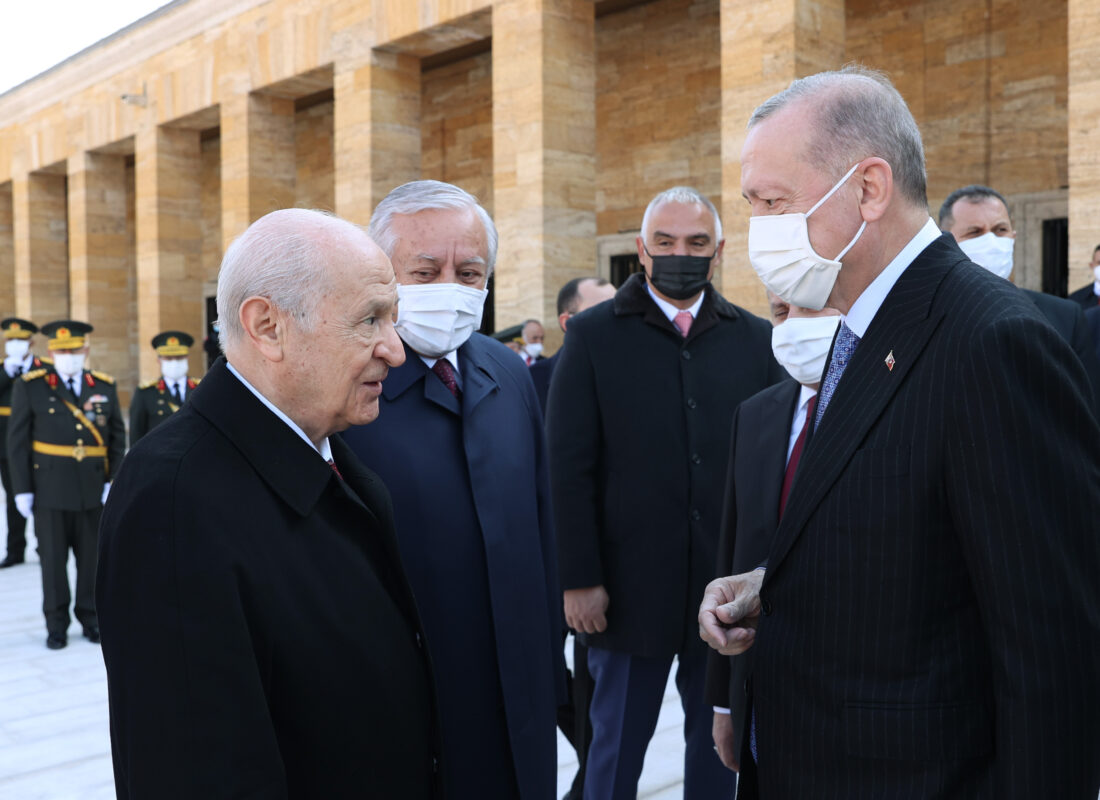 Cumhurbaşkanı Erdoğan ve devlet erkanı Anıtkabir’de