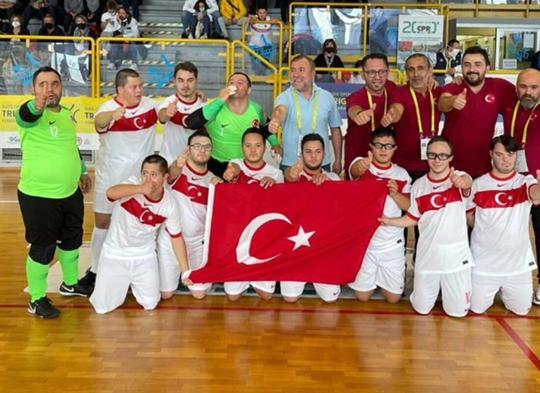 Down Sendromlular Futsal Milli Takımı’mız Avrupa şampiyonu oldu