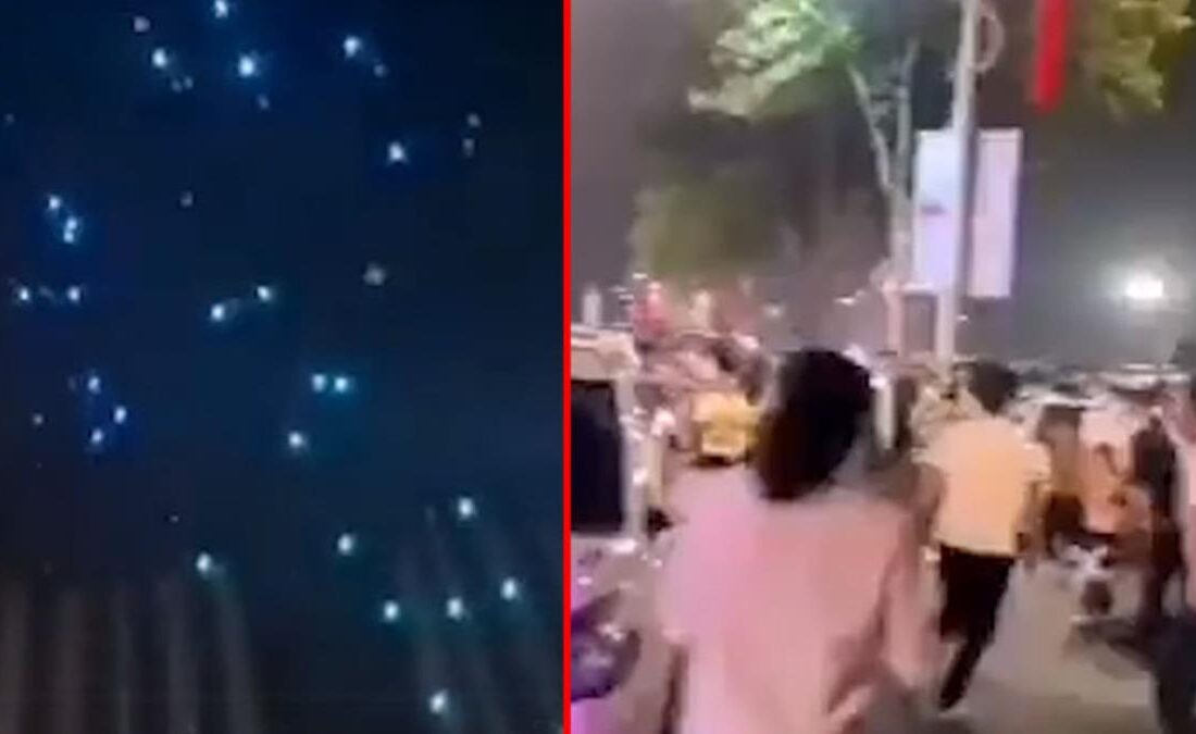 İnternetteki aksaklık yüzünden onlarca İHA halkın üzerine düştü