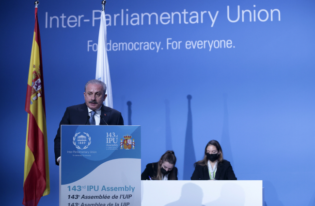 TBMM Başkanı Şentop: Türkiye, Avrupa’nın göçmen deposu değildir