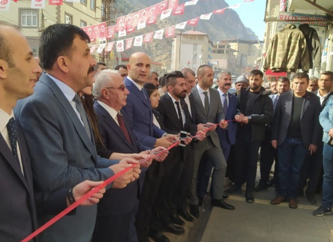 MHP Uludere ilçe başkanlığı binası törenle hizmete açıldı