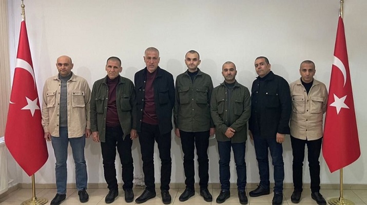 Libya’da 2 yıldır alıkonulan 7 Türk vatandaşı yurda getirildi