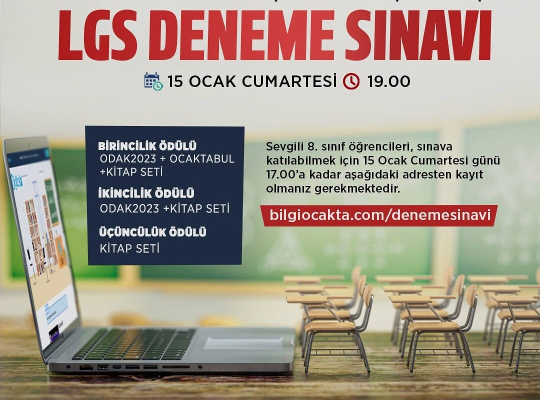 Ülkü Ocakları Bilgi Ocakta üzerinden çevrim içi LGS deneme sınavı yapacak