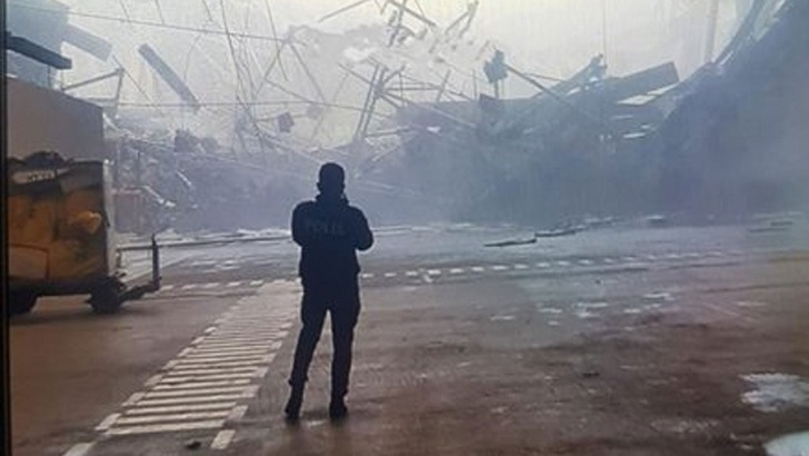 İstanbul Havalimanı’nda kargo terminali çöktü