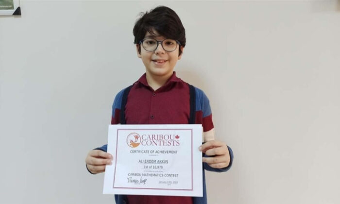 Osmaniyeli öğrenci, Caribou Matematik Yarışması’nda şampiyon oldu