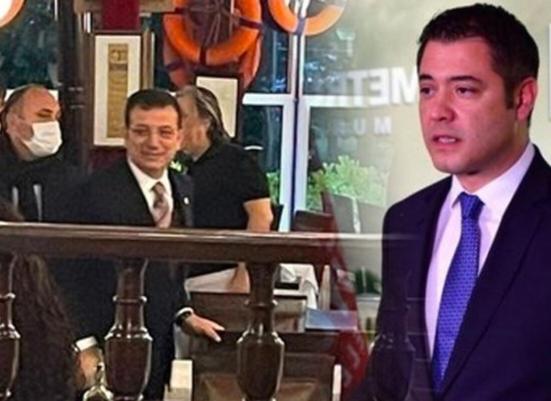 İmamoğlu balıkçı restoranında, sözcüsü Ongun da yurtdışında kayakta!