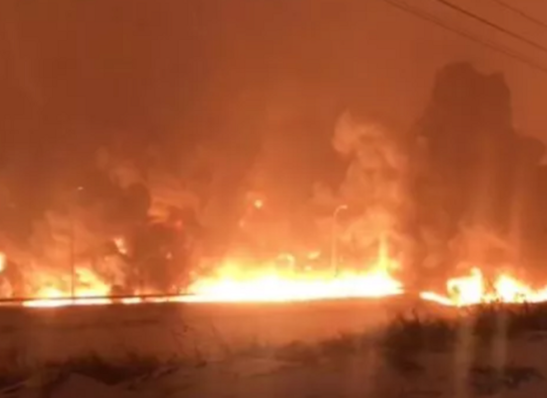 Kahramanmaraş’ta petrol boru hattında yangın! Vali’den açıklama geldi