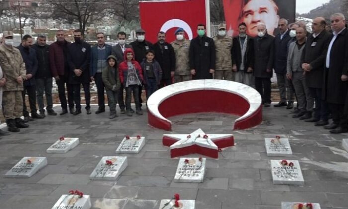 PKK’nın Hamzalı’da katlettiği 23 şehit törenle anıldı