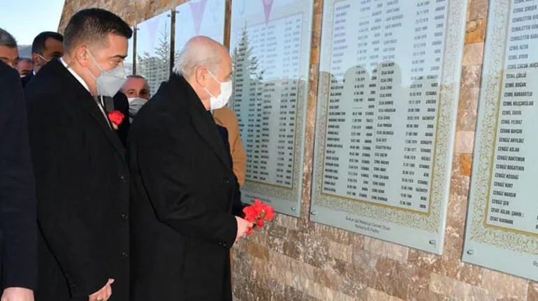 MHP Kızılcahamam Kampı, MHP Lideri’nin Ülkücü Şehitler Anıtı’nı ziyaretiyle başladı