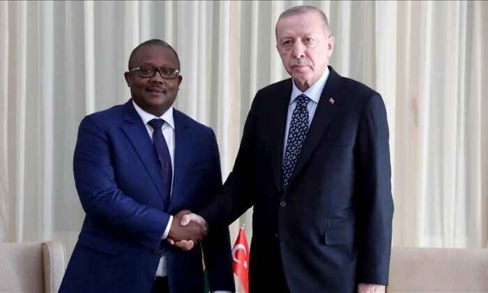 Cumhurbaşkanı Erdoğan, Gine Bissau Cumhurbaşkanı Embalo ile bir araya geldi