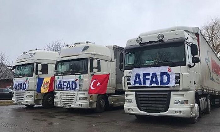 AFAD’ın 8 TIR’lık insani yardımı, Ukrayna ve Moldova’da