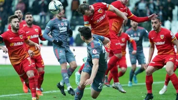 Beşiktaş kupada saf dışı kaldı! Kayserispor yarı finalde…