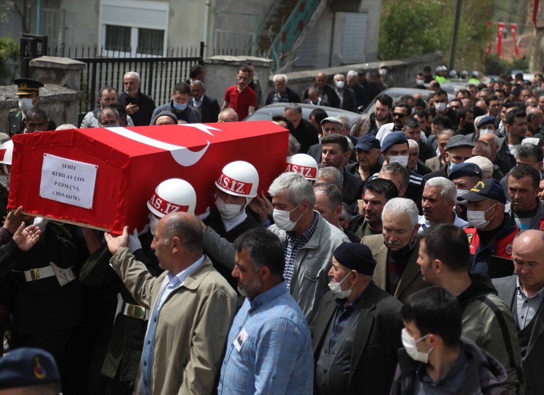 Samsunlu şehit Kubilay Çon’a veda