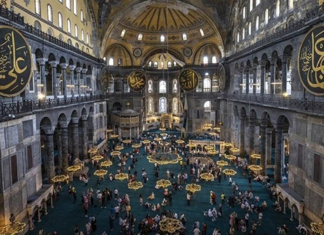 Ayasofya’nın imparator kapısının konservasyonu tamamlandı