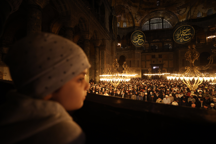 Ayasofya Camii’nde 88 yıl sonra bir ilk