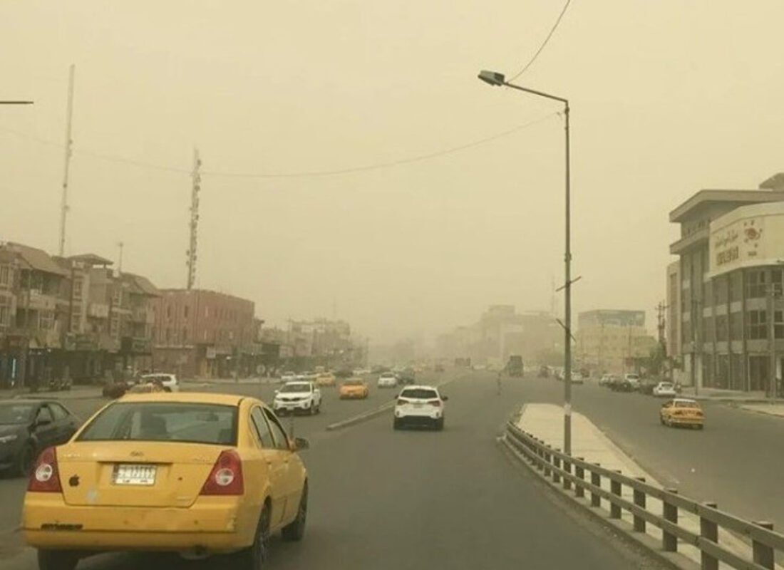 Kerkük’te yoğun kum fırtınası nedeniyle 90 kişi boğulma tehlikesi geçirdi
