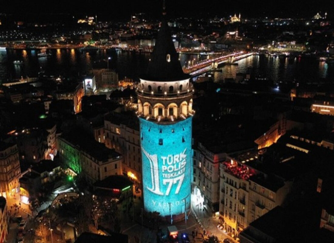 Türk Polis Teşkilatının 177. kuruluş yıl dönümü etkinliği Galata’da yapıldı