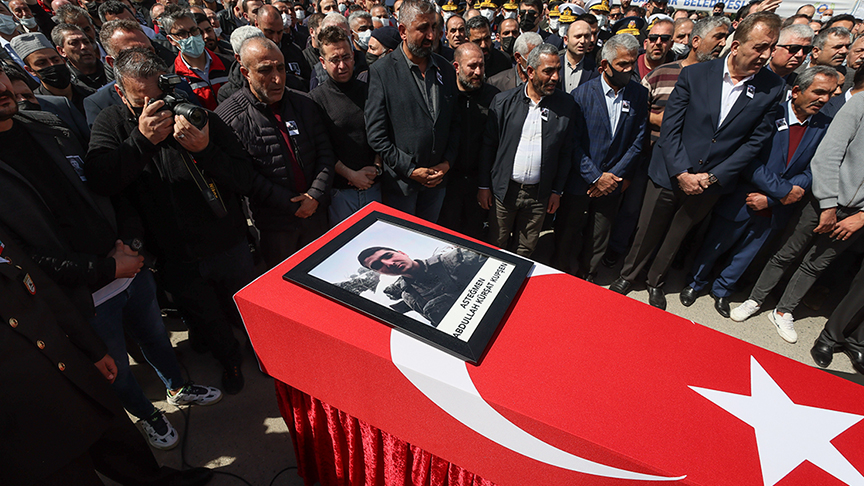 Şehit Asteğmen Kupşen son yolculuğuna uğurlandı
