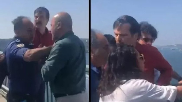 15 Temmuz Şehitler Köprüsü’ne paçavra asmaya kalktılar! Bakan Soylu: O polisler ödüllendirilecek