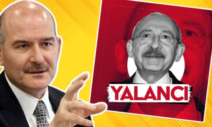 İçişleri Bakanı Soylu’dan Kılıçdaroğlu ile ilgili dikkat çeken paylaşım: ‘Yalancı’