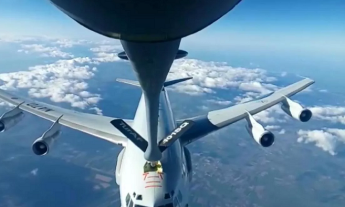 Görüntüleri MSB paylaştı! NATO uçağına havada yakıt ikmali