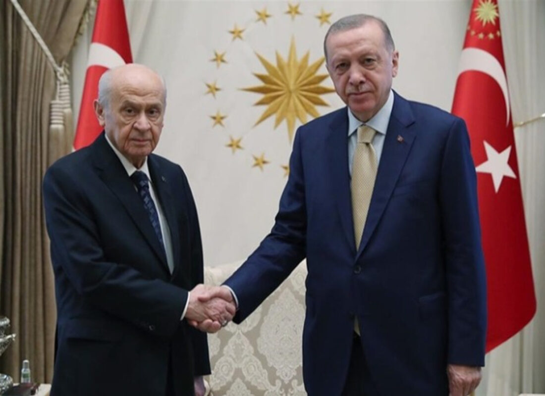 Cumhurbaşkanı Erdoğan, MHP Genel Başkanı Bahçeli ile görüştü