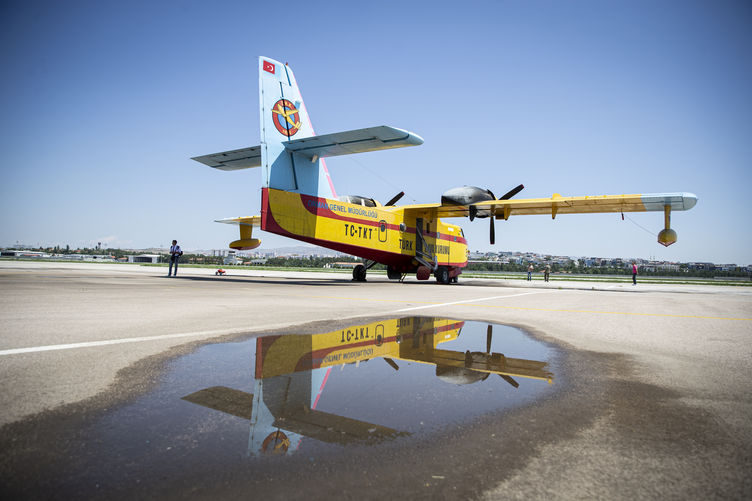 4 amfibik uçağı orman yangınlarıyla mücadeleye hazır