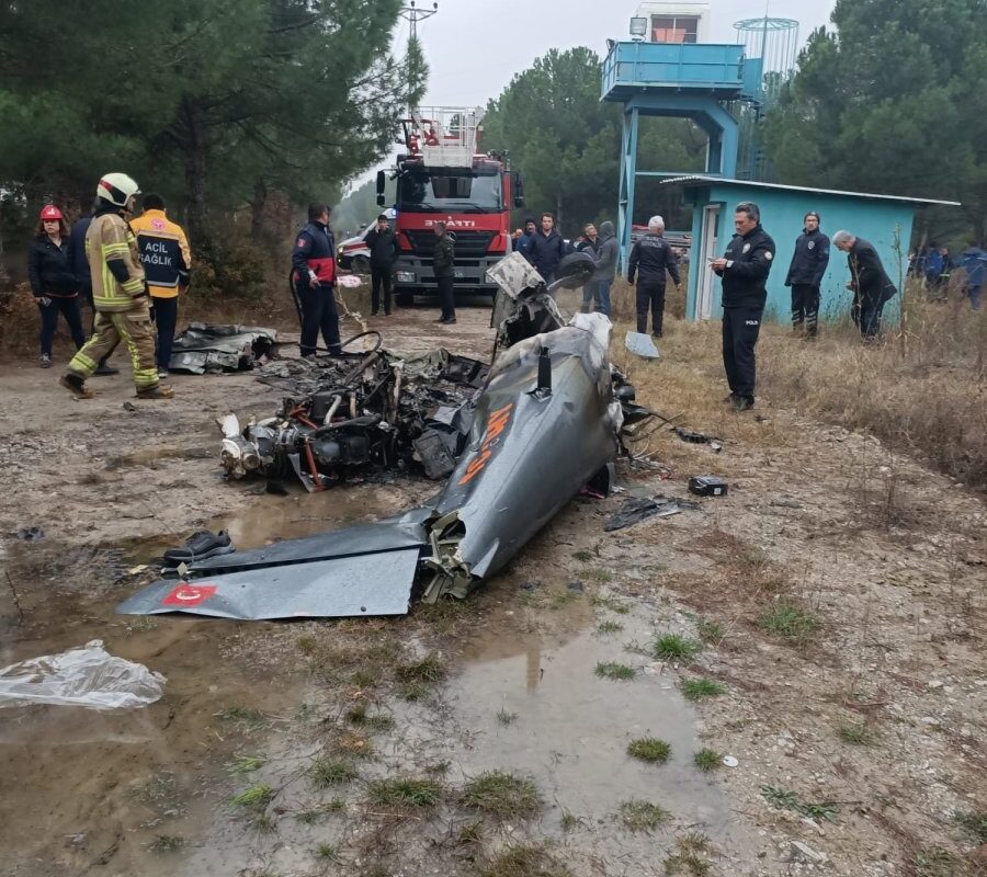 Bursa’da eğitim uçağı düştü: 2 kişi hayatını kaybetti