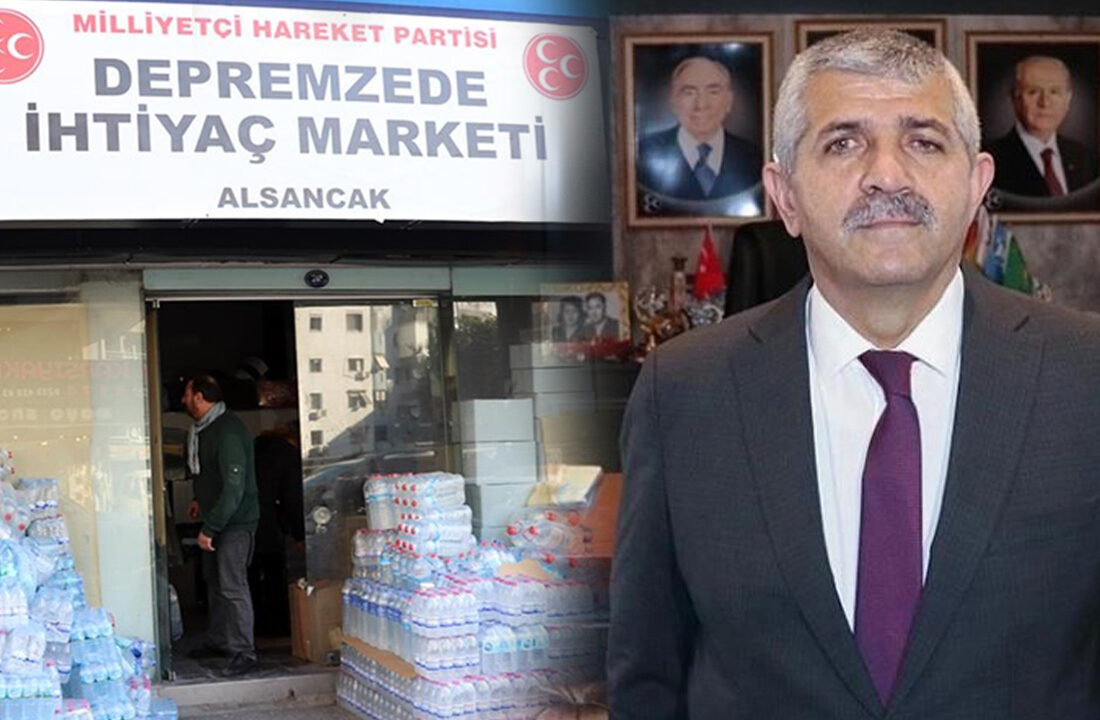 MHP’li Şahin’den dikkat çeken açıklamalar: Depremzedelere 5 ilçede ücretsiz market