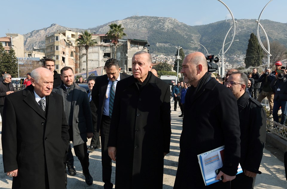 Cumhurbaşkanı Erdoğan ve MHP Lideri Bahçeli, Hatay’da
