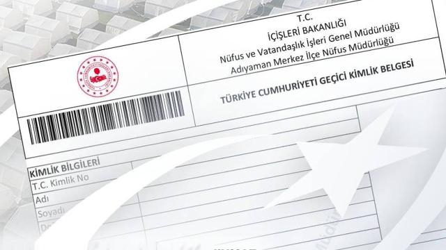 Depremzedeler geçici kimlik belgelerini e-Devlet’ten oluşturabilecek