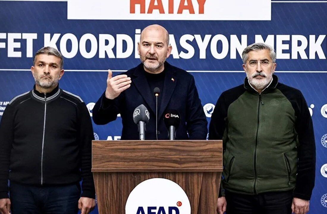 Bakan Soylu: Ağır hasarlı binalara girilmemeli ve evlerden eşya alınmamalı