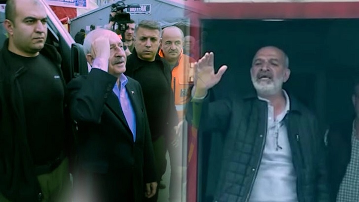 Deprem bölgesinde Kemal Kılıçdaroğlu’na vatandaştan tepki