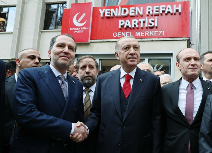 Cumhurbaşkanı Erdoğan’dan Yeniden Refah Partisi’ne ziyaret