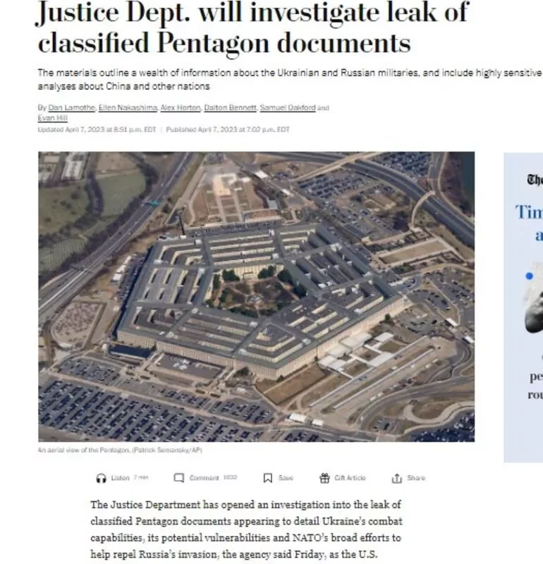 Gizli belge skandalı büyüyor, soruşturma başlatıldı!