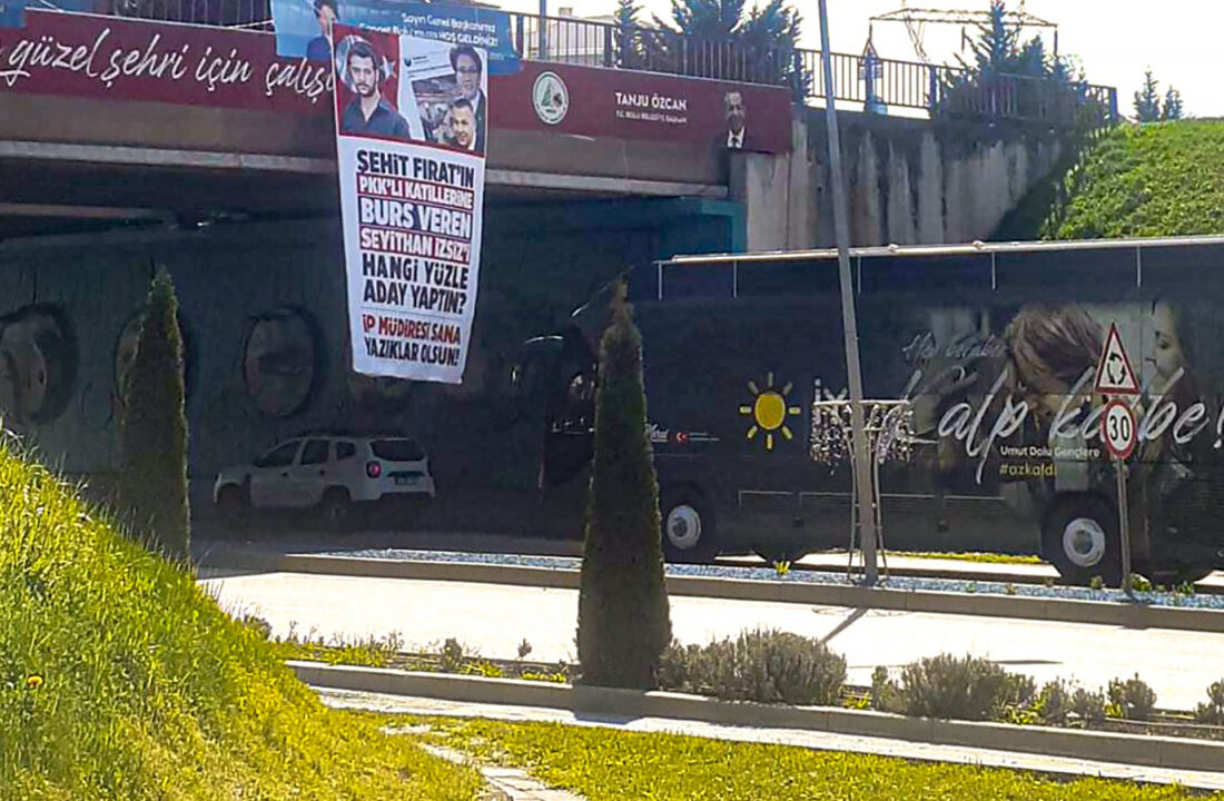 Akşener’e Bolu’da pankartlı protesto 