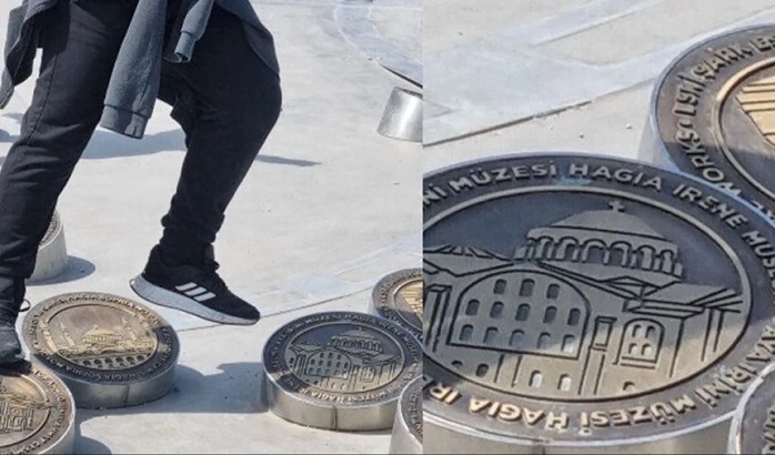 İBB’den yeni skandal! Cami motiflerini ayaklar altına aldılar